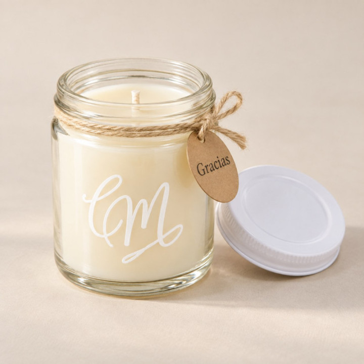 Vela de cristal «Luz de Alba»