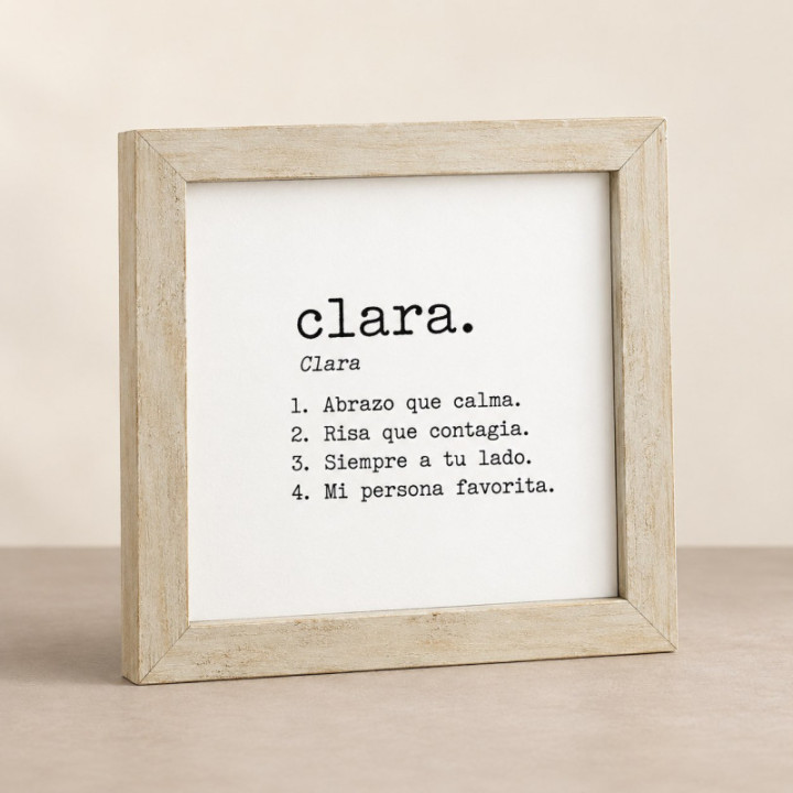 Lámina «Significado de Ti»