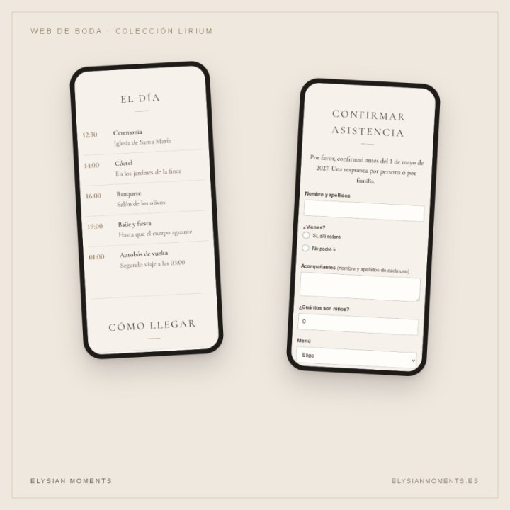 Web de boda
