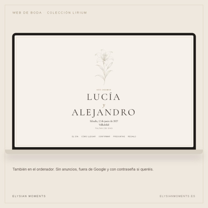 Web de boda