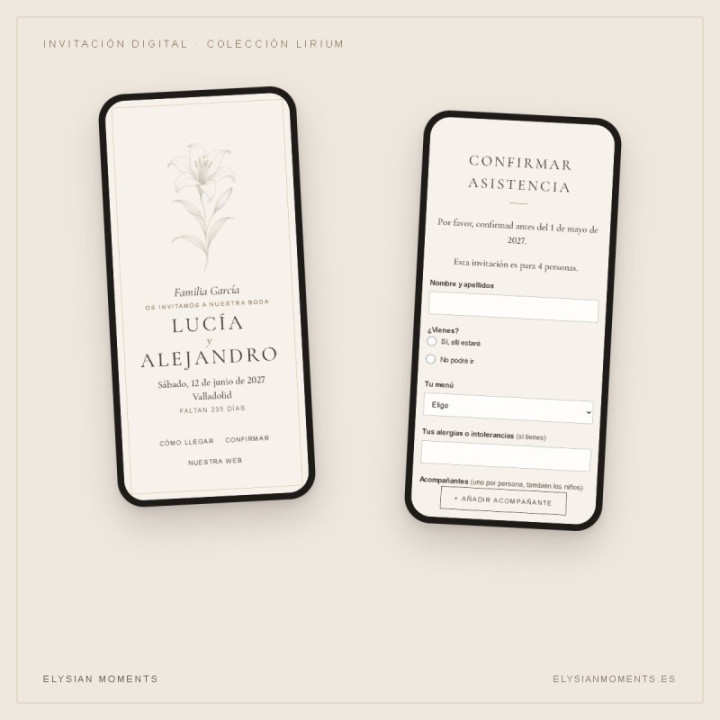 Invitación digital