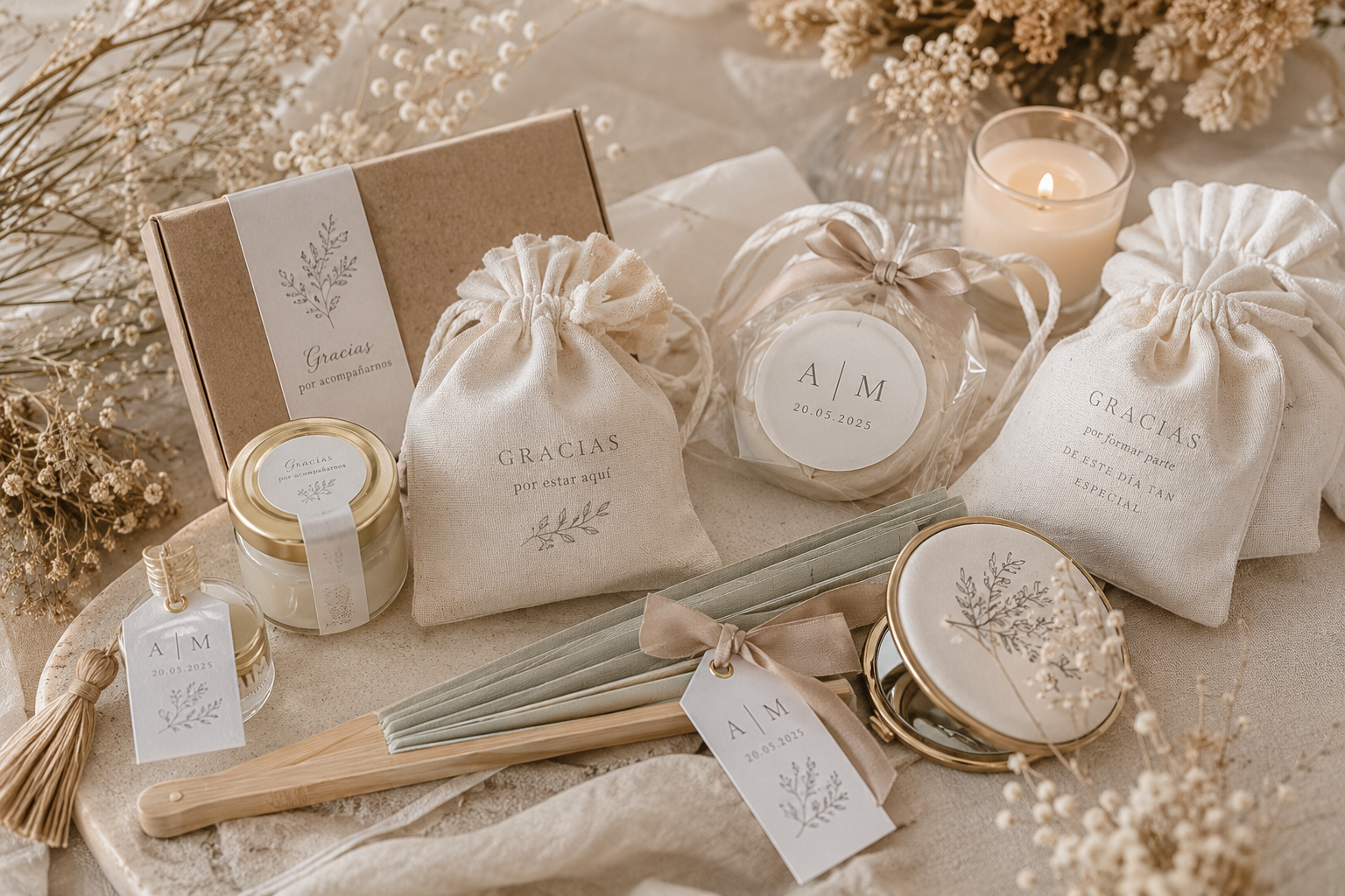 Detalles personalizados para bodas y eventos | Elysian Moments  Meta descripción