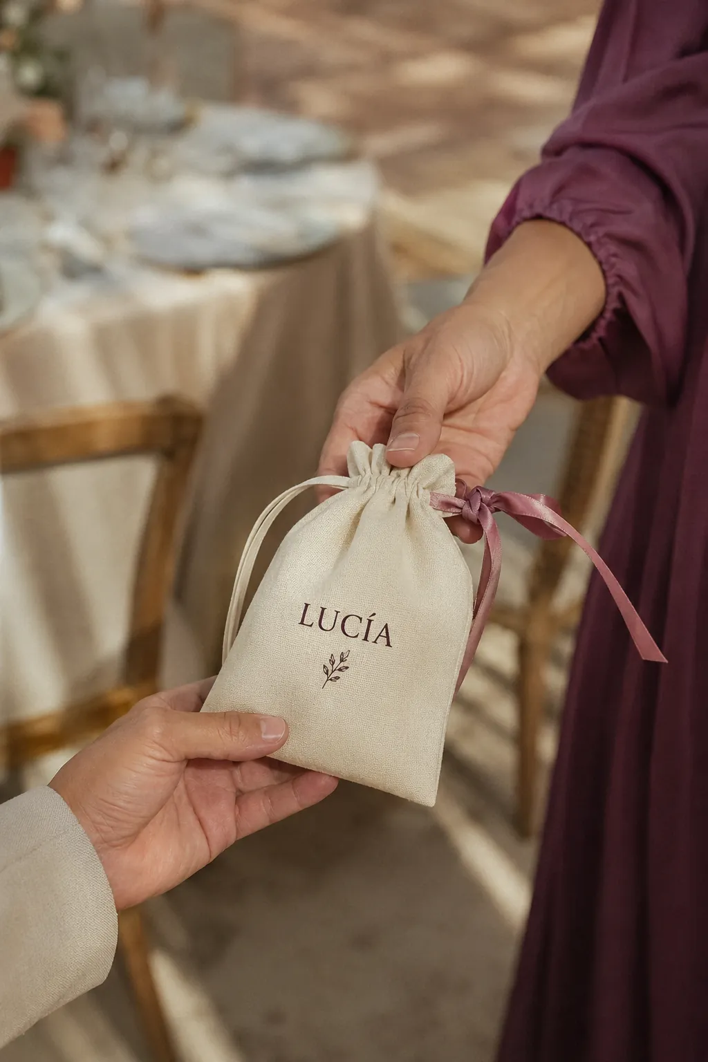 Invitados personalizando su recuerdo en el atelier