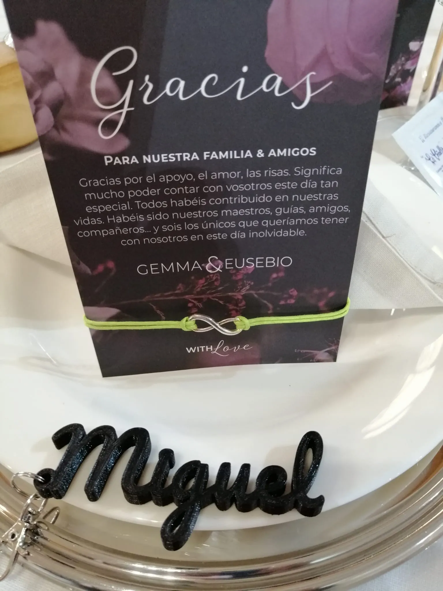 Papelería del día de una boda real
