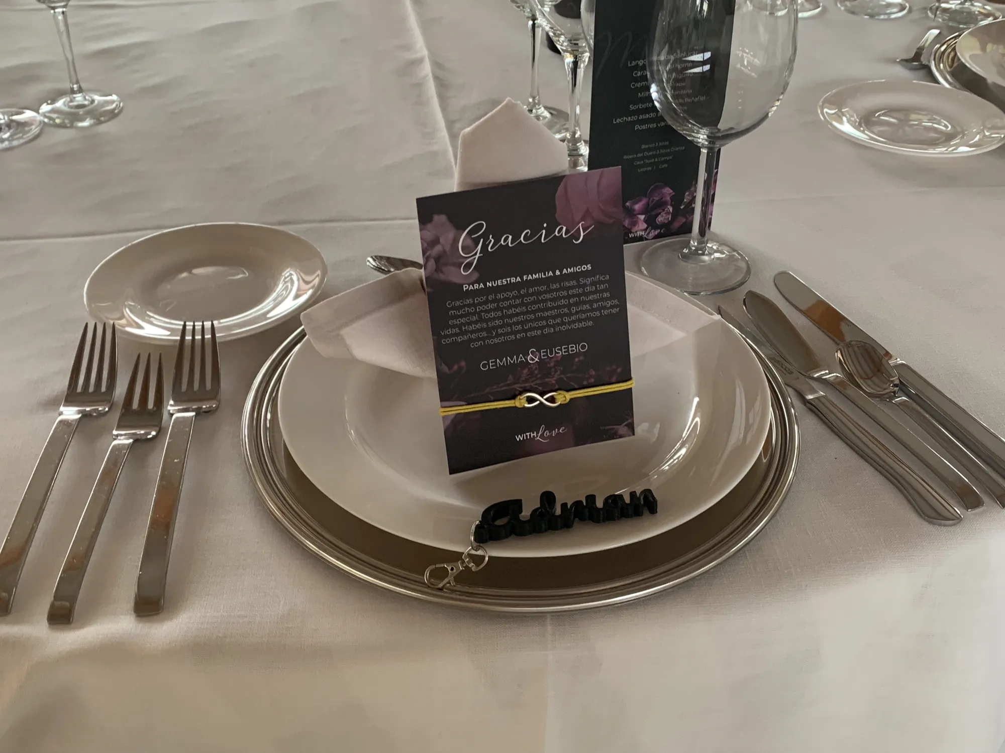 Papelería del día de una boda real