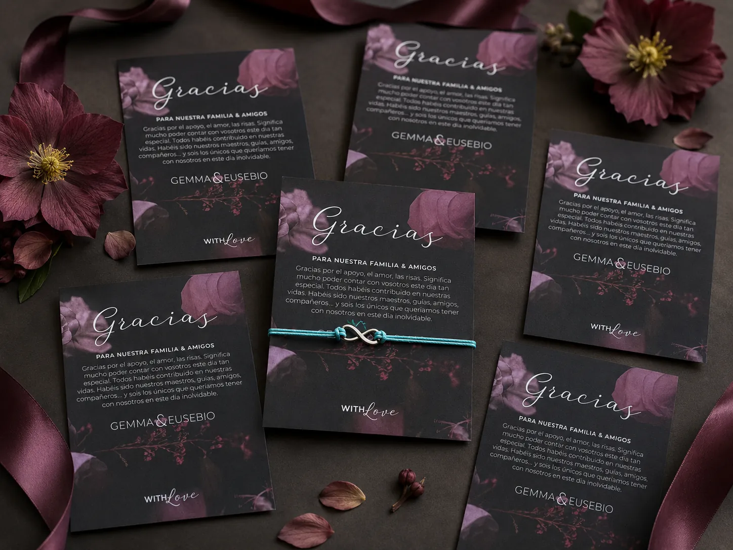 Papelería Inolvidable de una boda real: papelería del día